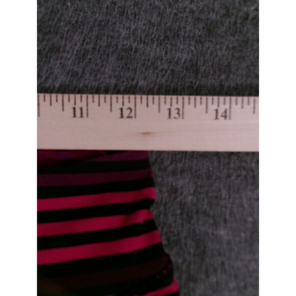 GAP Fit Pants Women Small Purple Striped Athleisure Workout Causal Preppy - Picture 4 of 13